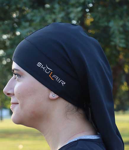 Real customer wearing SKULAIR