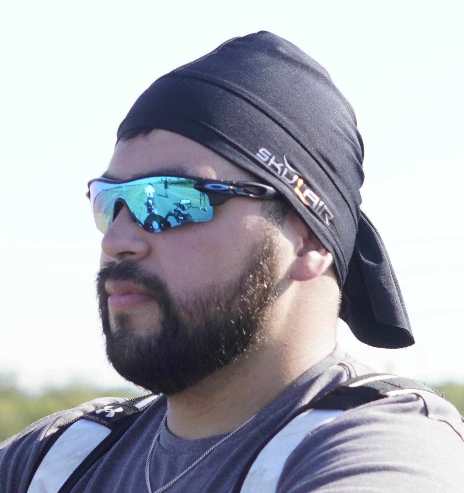 Real customer wearing SKULAIR