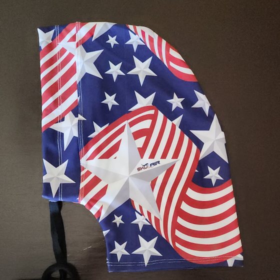 SKULAIR HeadGear in Red White & Blue